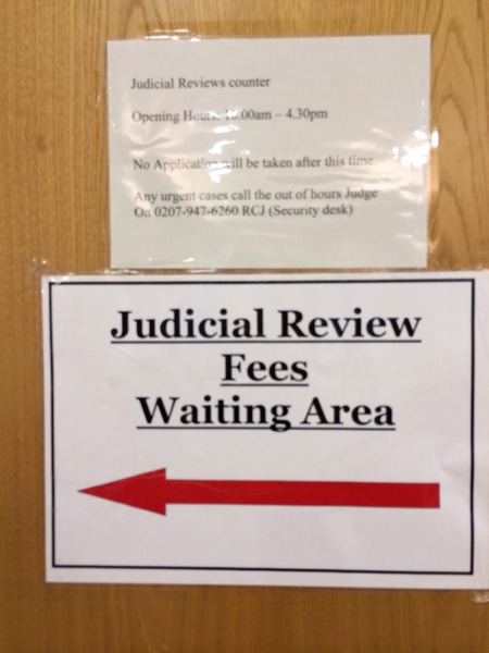 Field House judicial review instructions