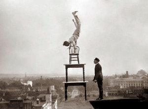 Balancing act. By Josh