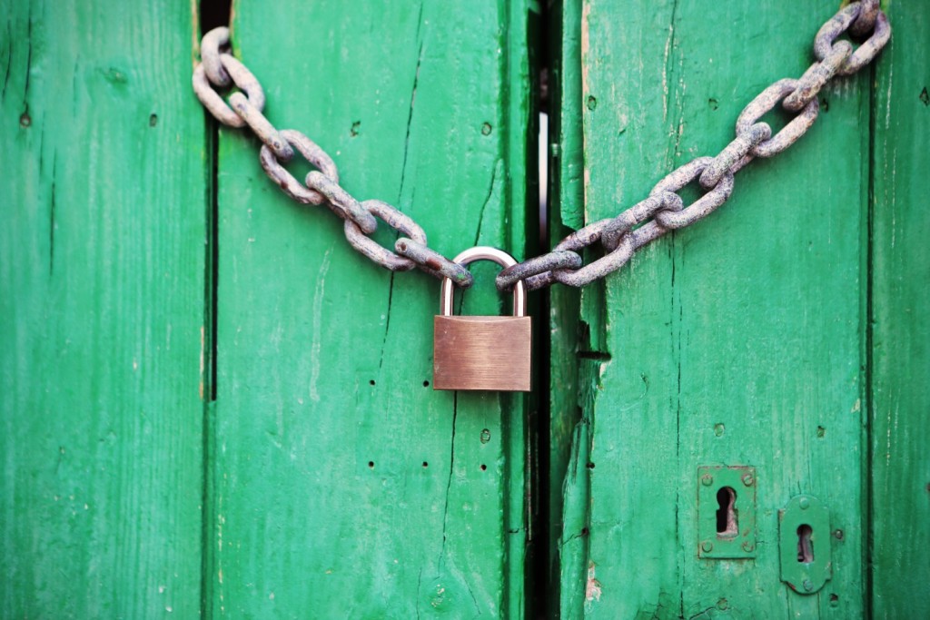 lock padlock closed private