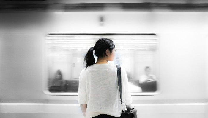 fast track train woman