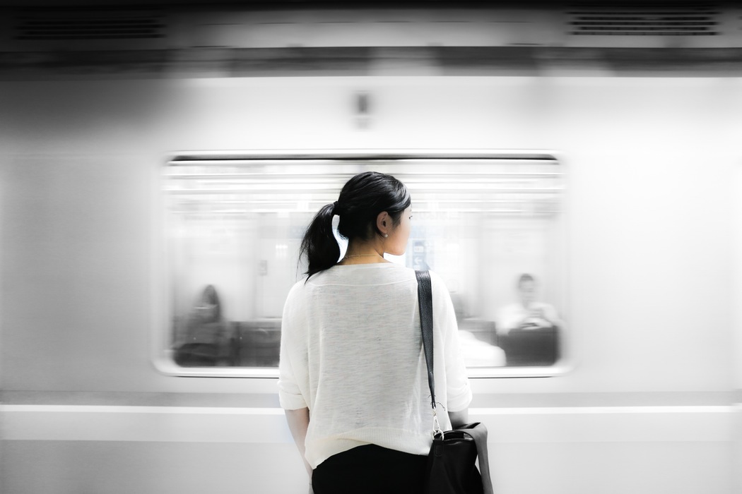 fast track train woman