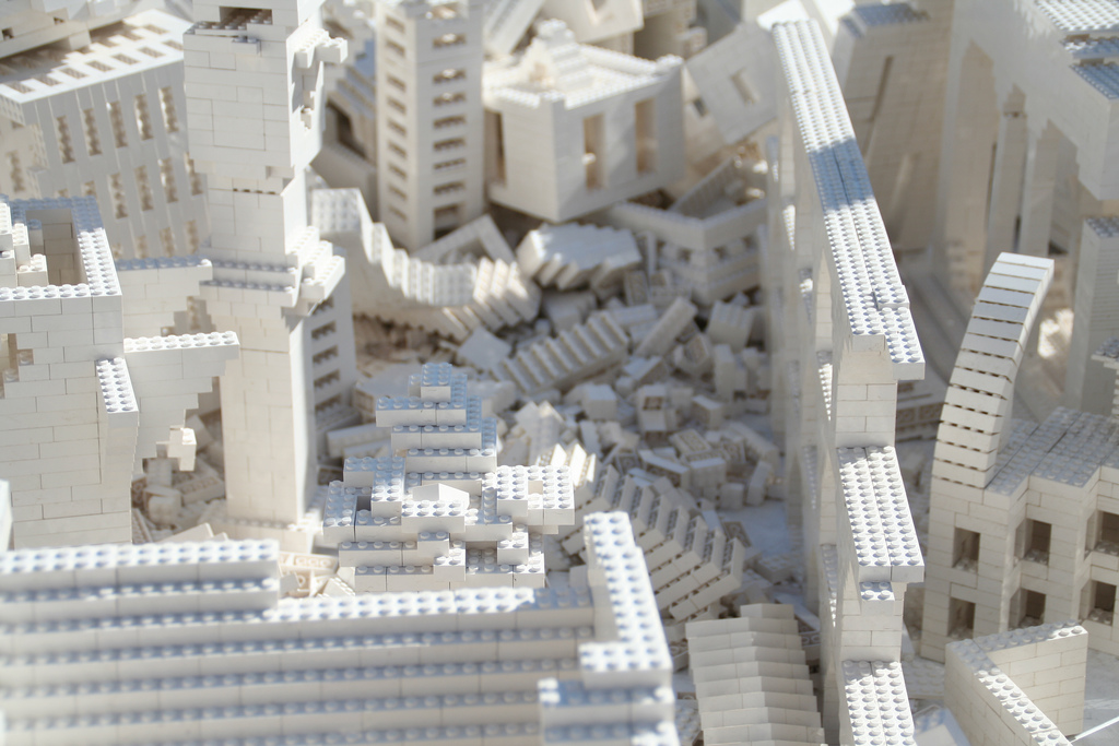 collapse lego building