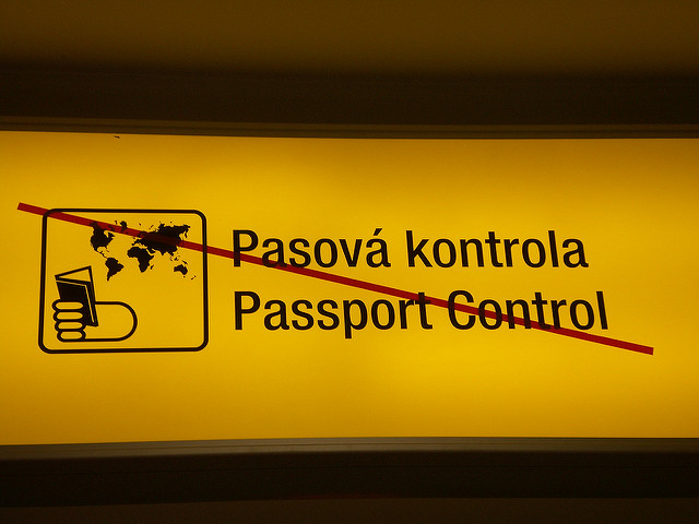 Czech passport control