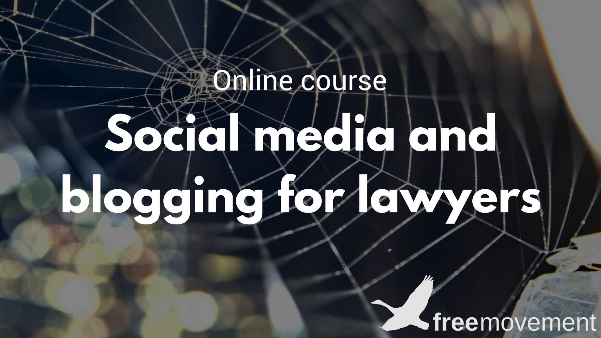 Social media and blogging course